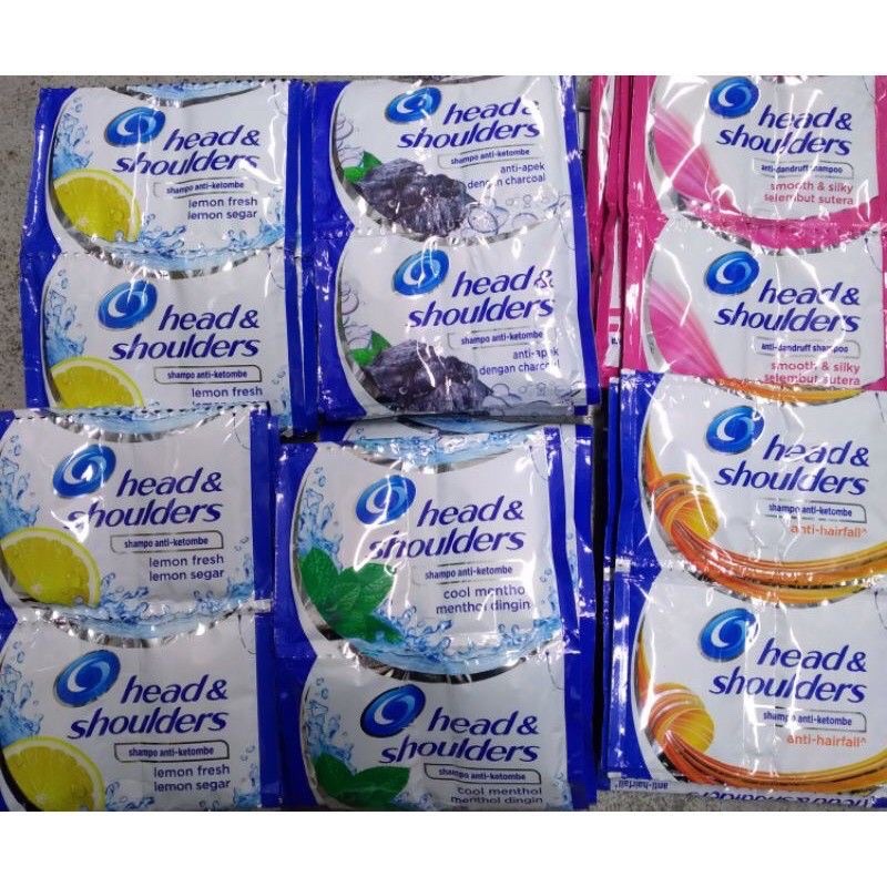 Jual Shampo Head and Shoulders Sachet - 1 Renceng isi 12 @10ml | Shopee