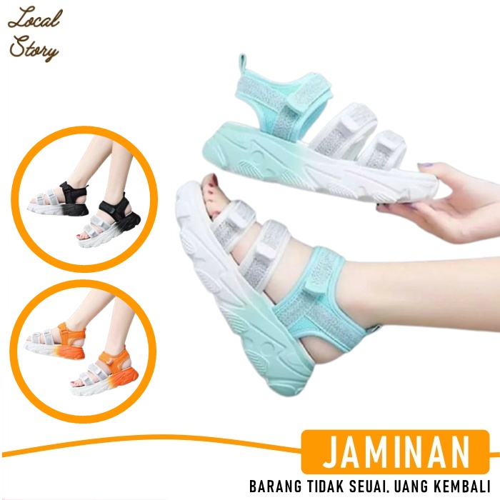 Sandal Cewek Kekinian Sendal Gunung Wanita Tali Sandal Wanita Terbaru Sandal Gunung Wanita Sandal Ta