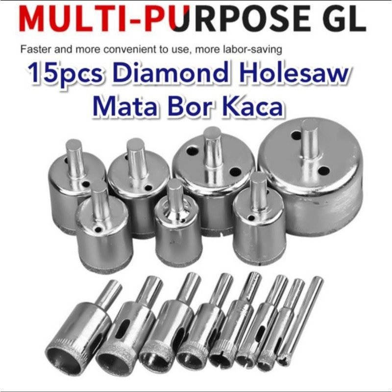 Mata Bor Kaca Keramik Diamond Holesaw Mata Bor Pelubang Kaca Keramik