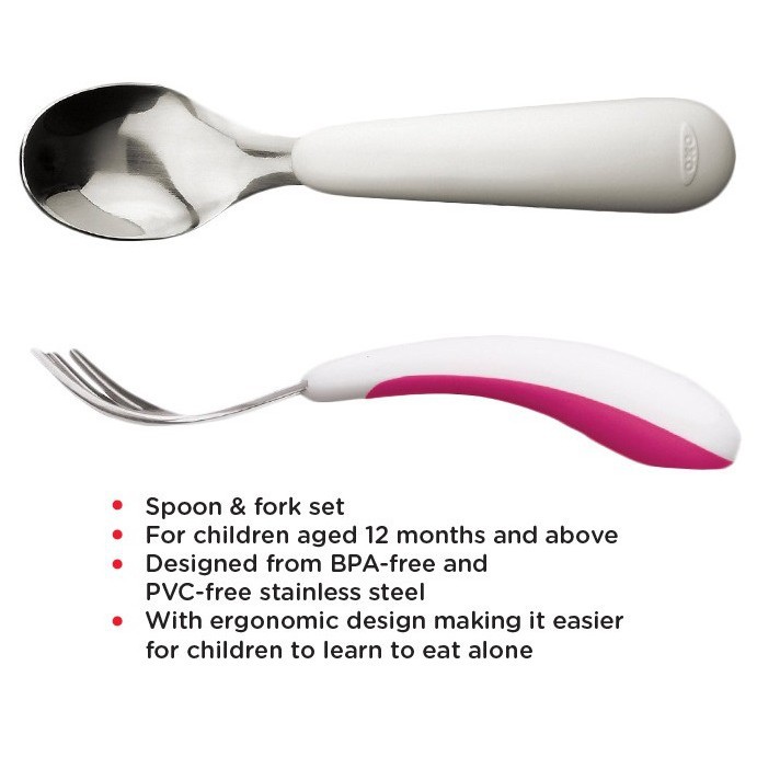 OXO TOT FORK &amp; SPOON SET
