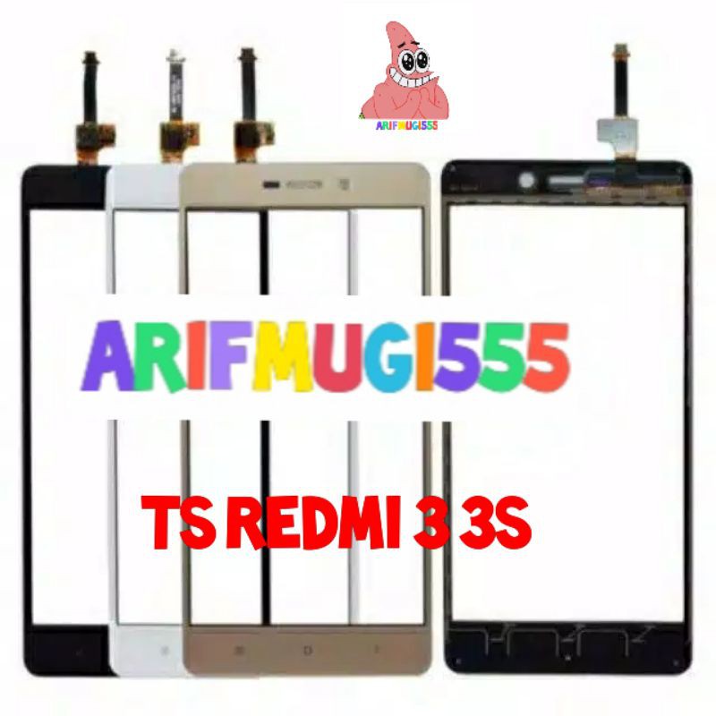 TOUCHSCREEN TC/TS LAYAR SENTUH XIAOMI REDMI 3 3S ORIGINAL