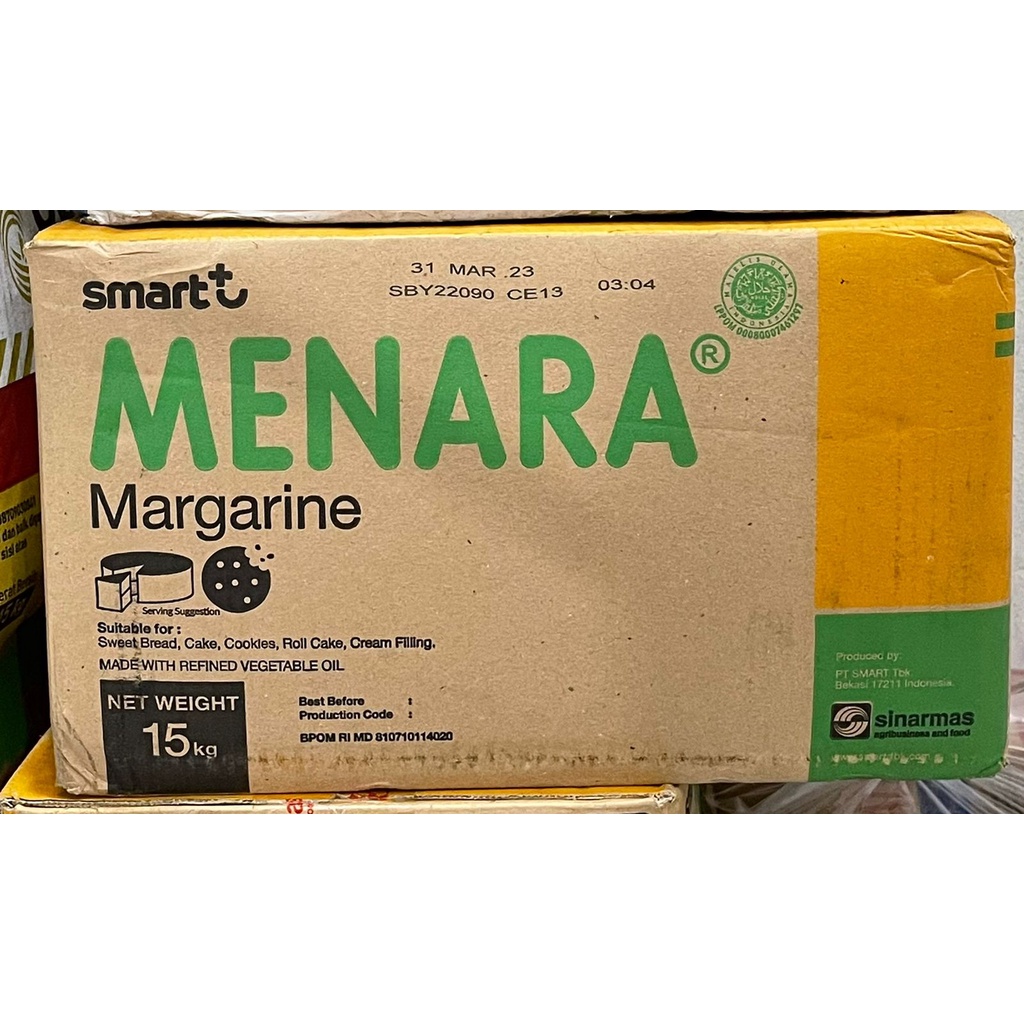 Mentega Menara Kuning 15kg - Kuning Gosend Grab Only
