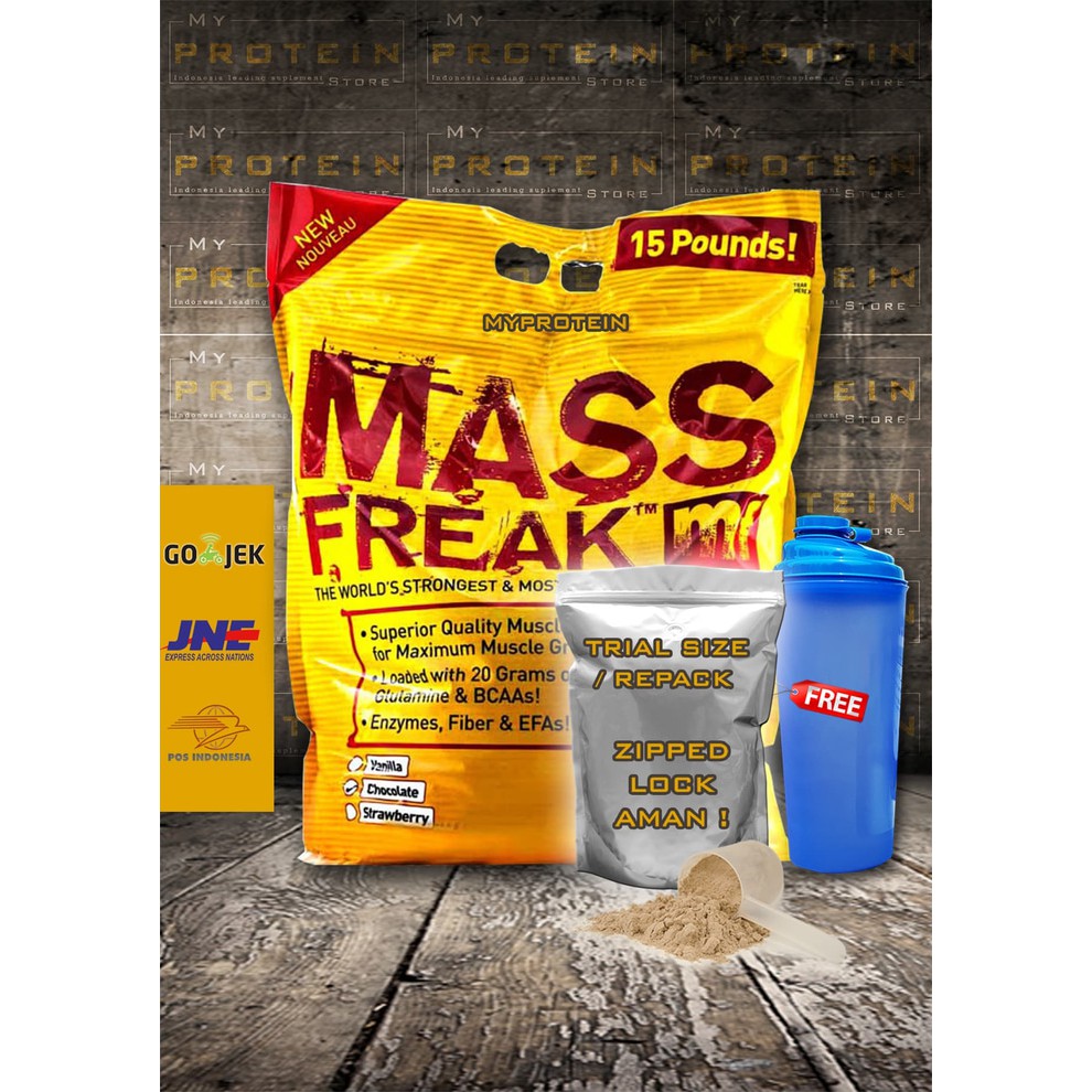 

Suplemen Fitness | MF Mass Freak 2KG REPACK WEIGHT GAINER susu penambah berat badan