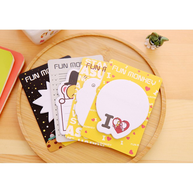 

stiker memo motif monyet/stiker motif hewan - ksy079