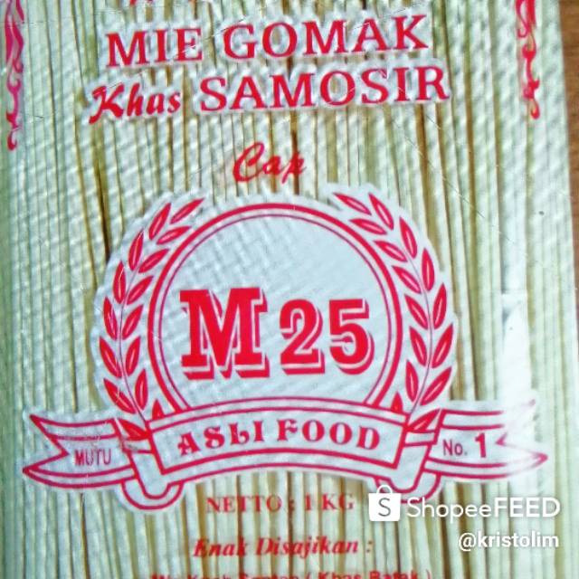 

Mie lidi merek M 25