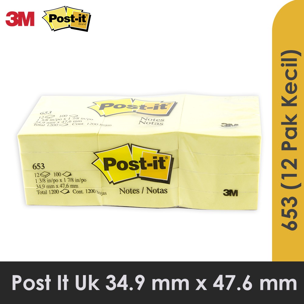 

MyHomey Post It 3M Memo 653 (1 pak)