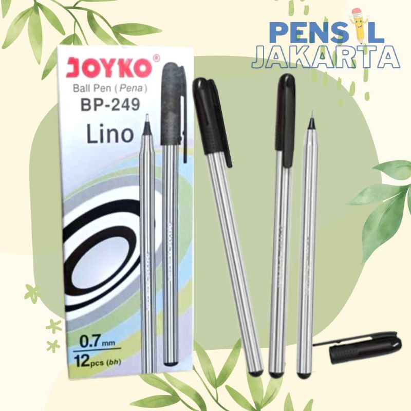 

Pulpen JOYKO Lino BP-249 Hitam 0.7mm [ECER]