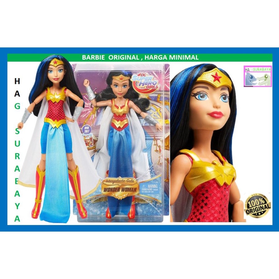 Barbie DC SUPER HERO Girls Wonder Woman Intergalactic Gala Doll