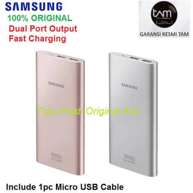 Samsung Power Bank 10.000 mAh Dual Port Fast Charging