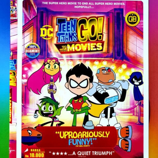 Kaset Film Animasi Teen Titans Go The Movie Terbaru Hiburan Anak Bermain Dirumah