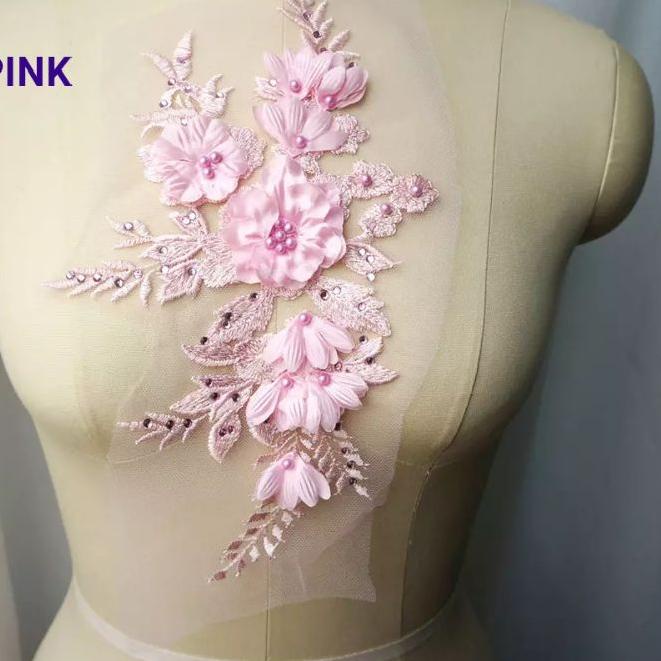 ♤ LACE BORDIR BUNGA 3D IMPORT ➨