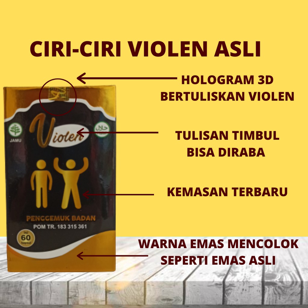 Violen Asli Obat Gemuk Penambah Berat badan
