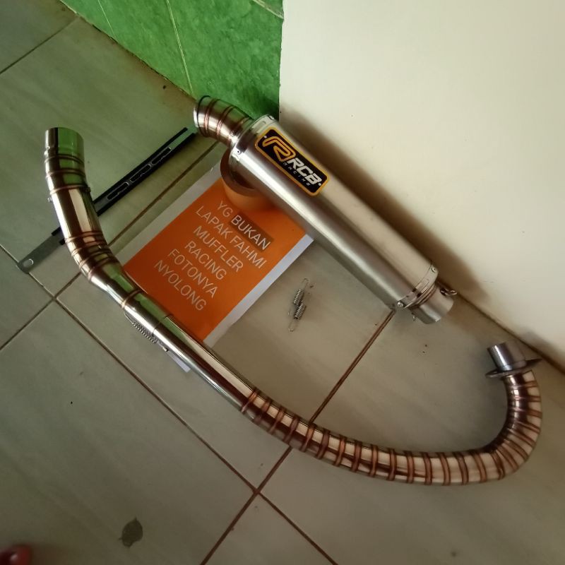 KNALPOT RCB BULAT TIGER MEGAPRO GL PRO CB LEHER BARBARA