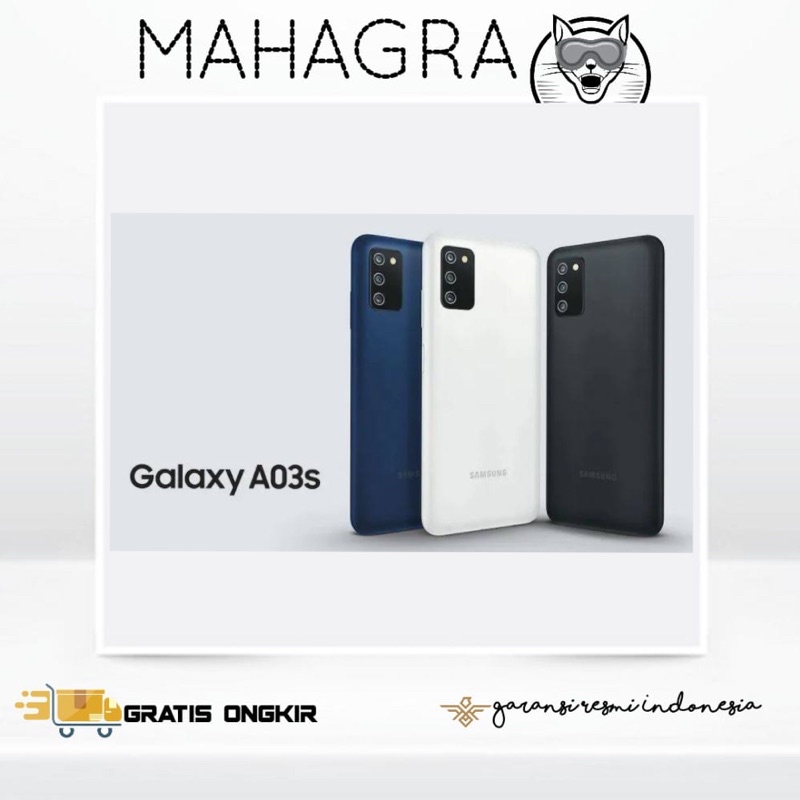 SAMSUNG GALAXY A03s 4/64Gb - A03 4/64GB Garansi Resmi SEIN 1 Tahun