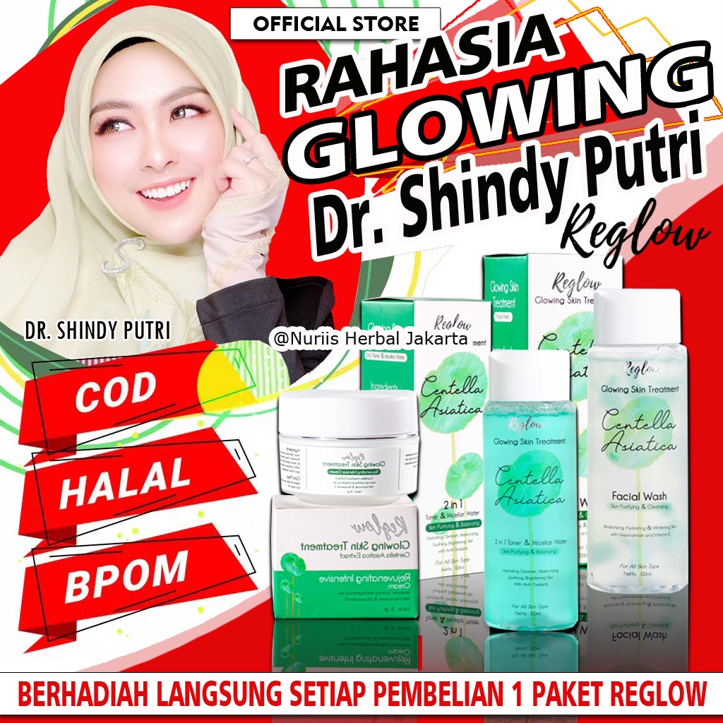 Jual Dr Shindy Glow Reglow Skincare Official Dr Cindy Skin Care Reglow ...