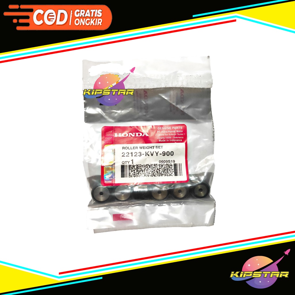 ROLLER BEAT KARBU / ROLLER SCOOPY KARBU / Roller Weight Set BeAT Spacy Karbu KVY