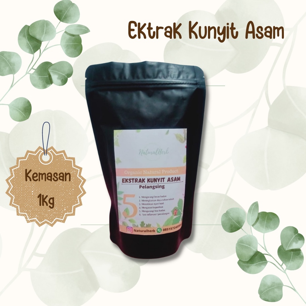 

ekstrak kunyit asam (kemasan 1 kg)