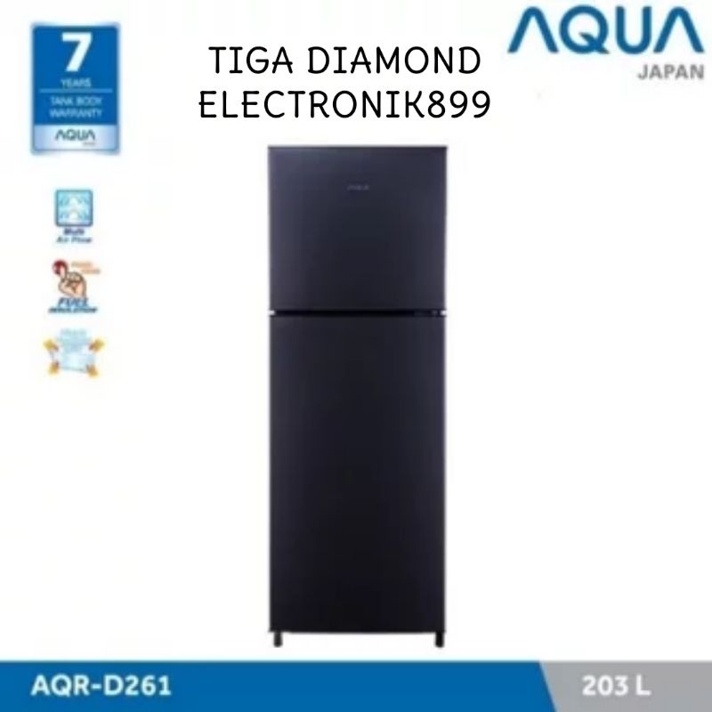 KULKAS 2 PINTU AQUA AQR-R261DS