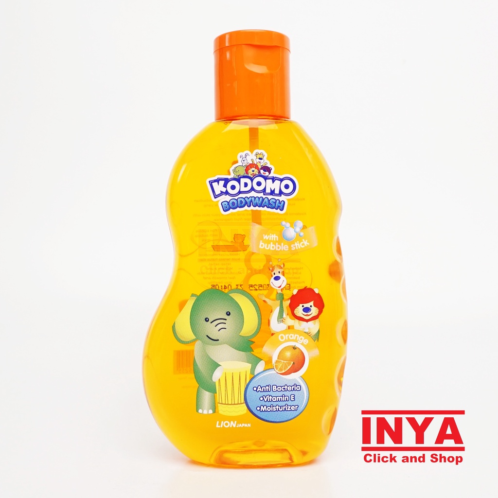 KODOMO BODYWASH ORANGE 200ml - Sabun Bayi Cair - Baby &amp; Kids