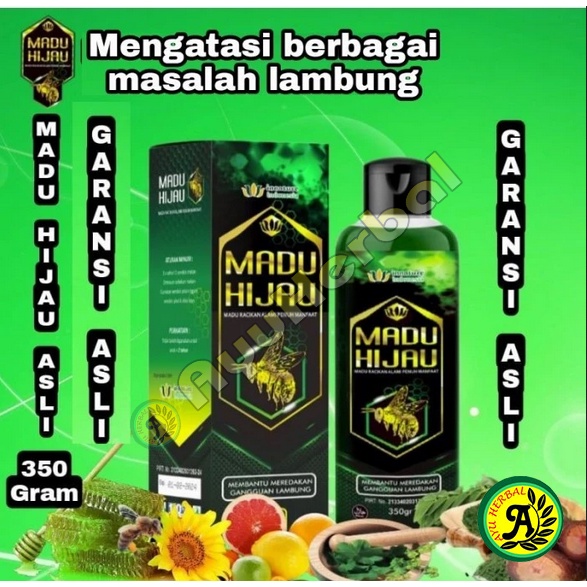 

Madu Hijau Original 350 gr Ahli Mengobati asam lambung dan Maag cocok untuk Usia rema sampai Lansia