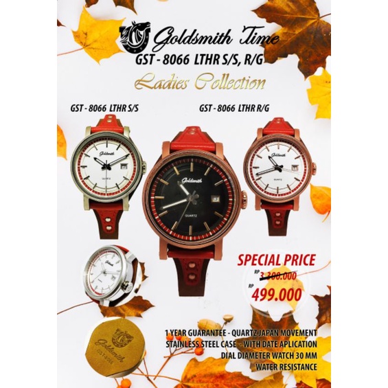 Jam Tangan Goldsmith Time 8066 LTHR