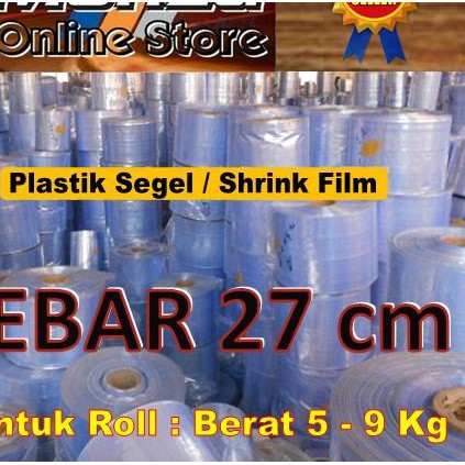 

✮ PLASTIK SEGEL 27 CM x 25M ( Shrink Film ) ✽