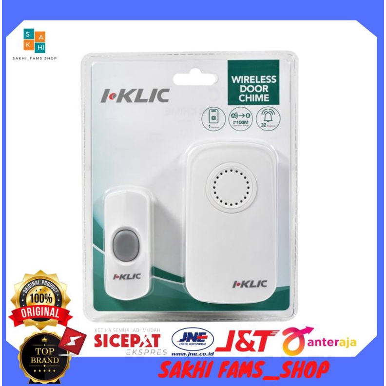 I-klic Bel Pintu Nirkabel 536
