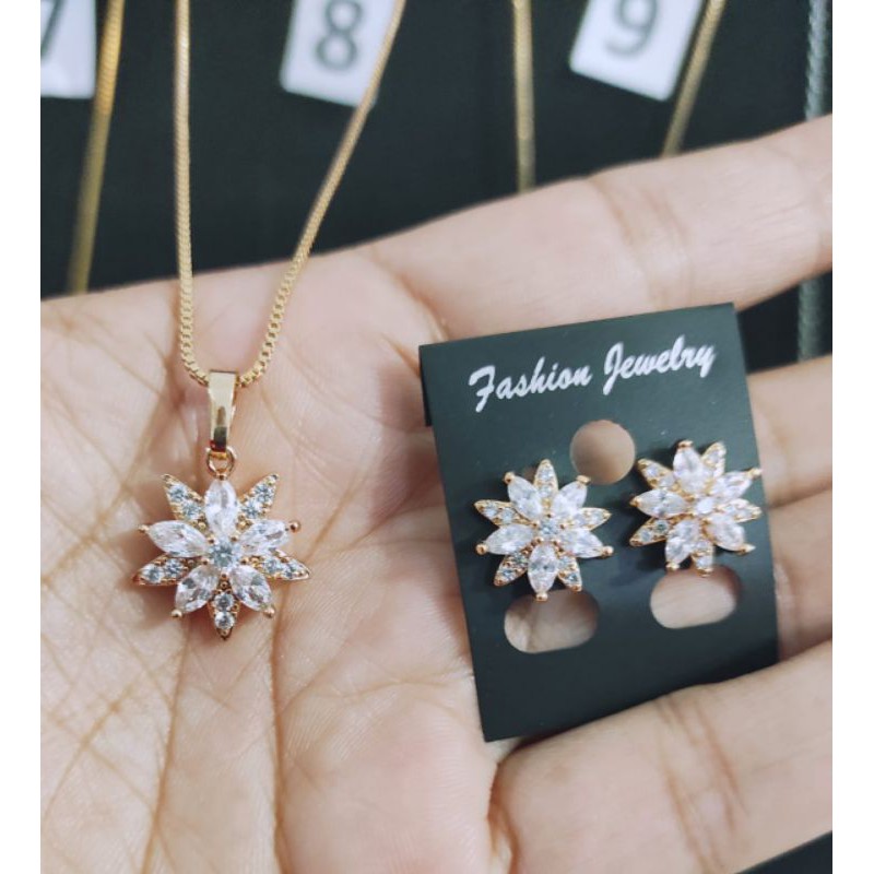 perhiasan lapis emas set xuping