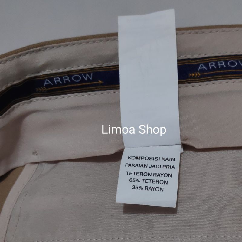 Celana Kerja Pria Formal ARROW Warna Khaki AR 04