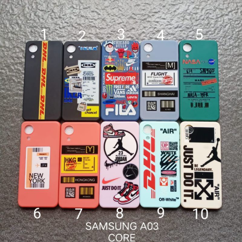 Case gambar Samsung A03 Core motif cowok ( 2 motif ) soft case softcase softshell silikon cover casing kesing housing