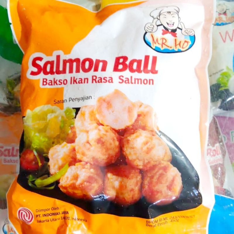 

MR. HO SALMON BALL / BASO SALMON 450 GRAM / FROZEN FOOD