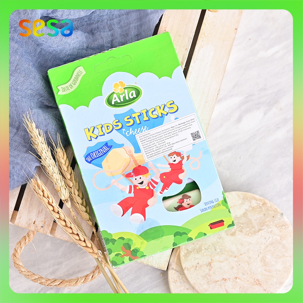 

Arla Kids Sticks Cheese 6x18 g (Keju Stik)