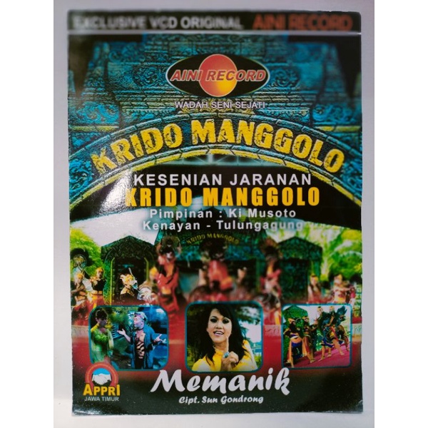 VCD original jaranan krido manggolo
