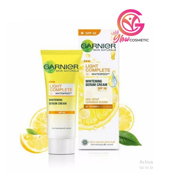 GARNIER BRIGHT COMPLETE VITAMIN C SERUM CREAM SPF 36 &amp; UV 20ML