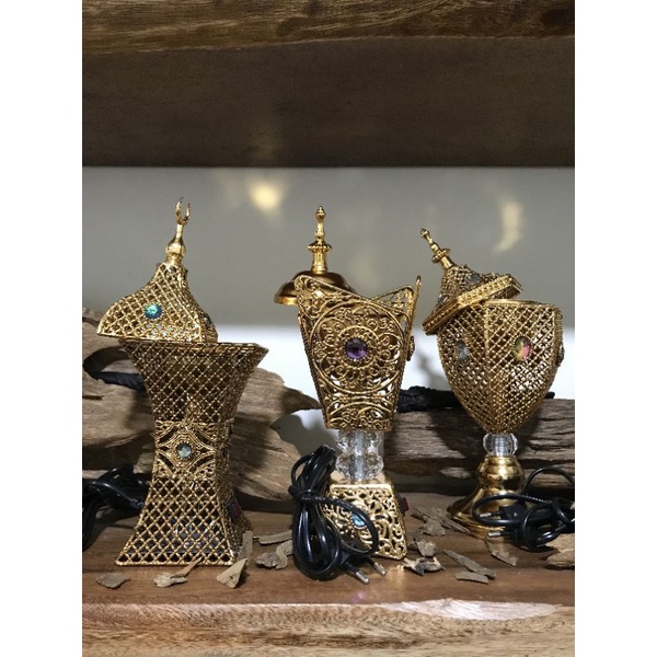 TEMPAT PEMBAKARAN GAHARU ELEKTRIK / AGARWOOD BURNER / INCENSE BURNER / OUD/ TANPA ARANG