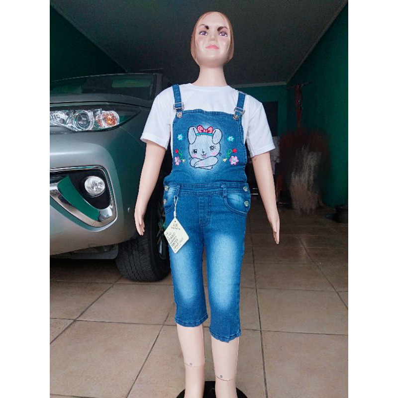 Baju kodok anak perempuan ~ overall jeans anak