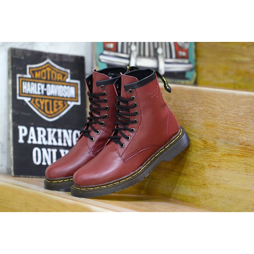 SEPATU DR MARTENS BOOTS HIGH BOOTS KERJA KASUAL PRIA KULIT