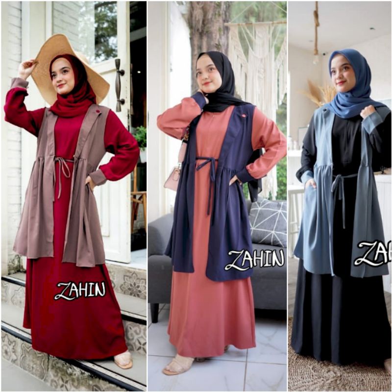ALSHA DRESS GAMIS OUTER ORI BY ZAHIN