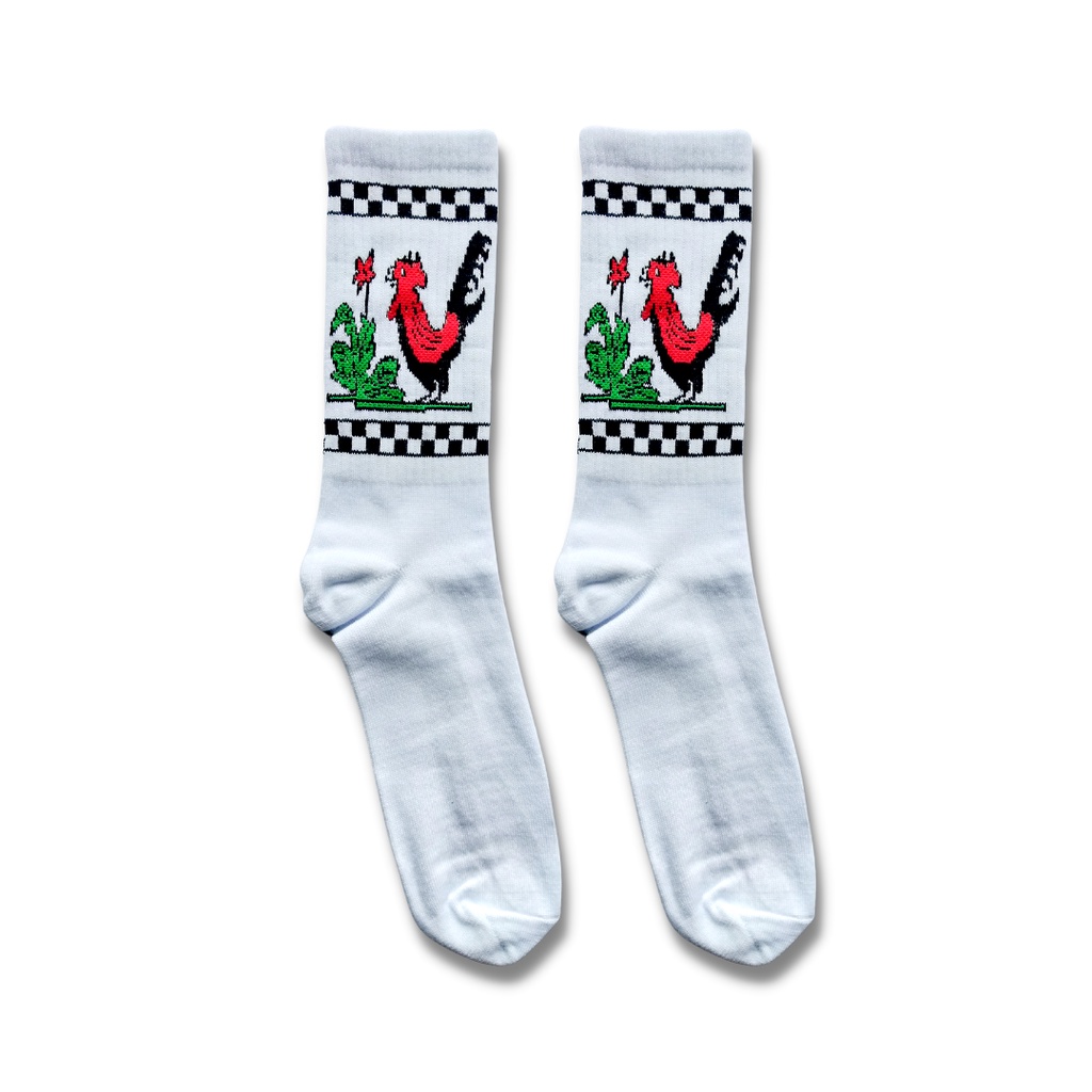 Kaos Kaki Oldschool Skate - Kaos Kaki Premium - Andalusia Official-Ayam Jago