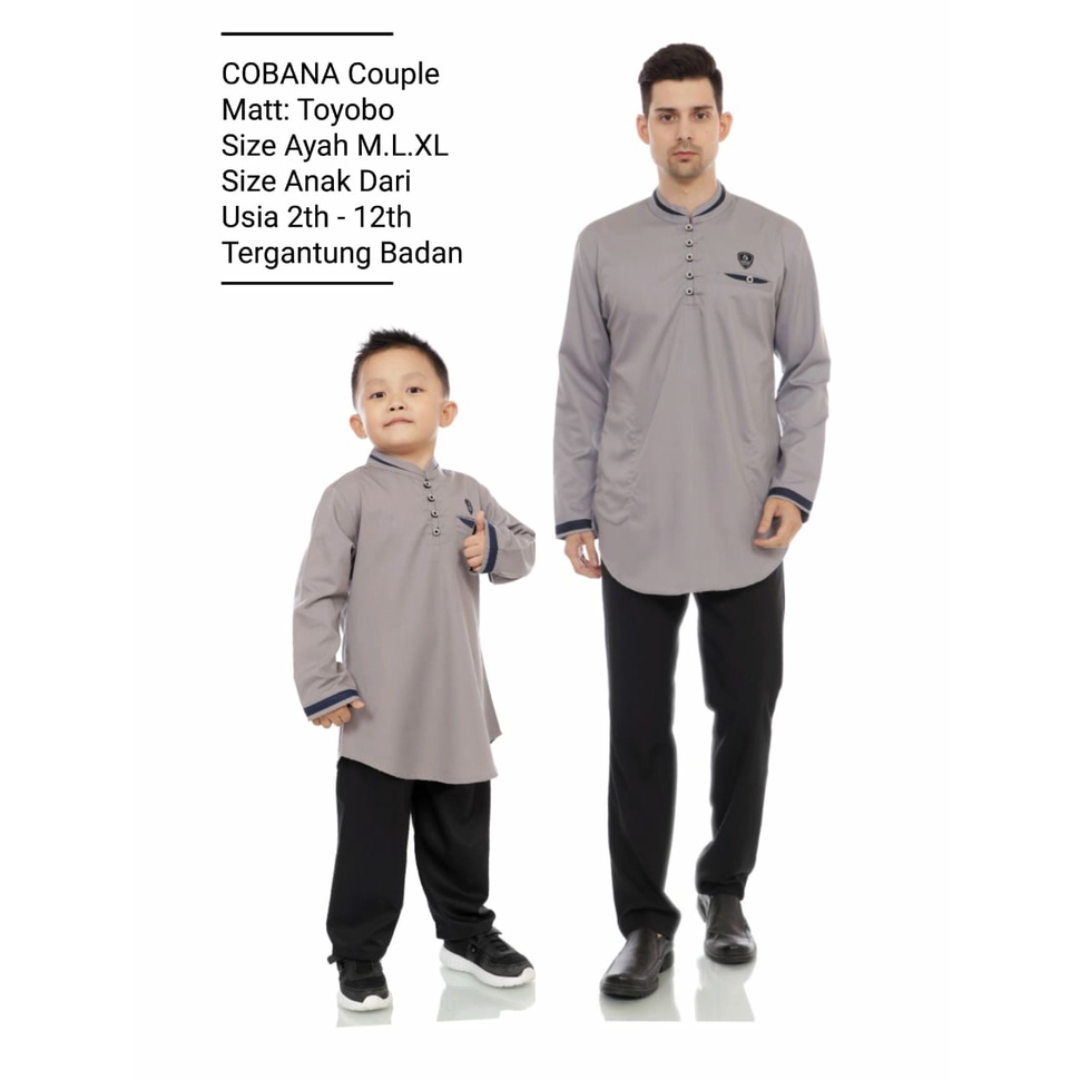 Terlaris ! Baju koko copel ayah anak laki-laki TERBARU bahan tebal premium Original COBANA