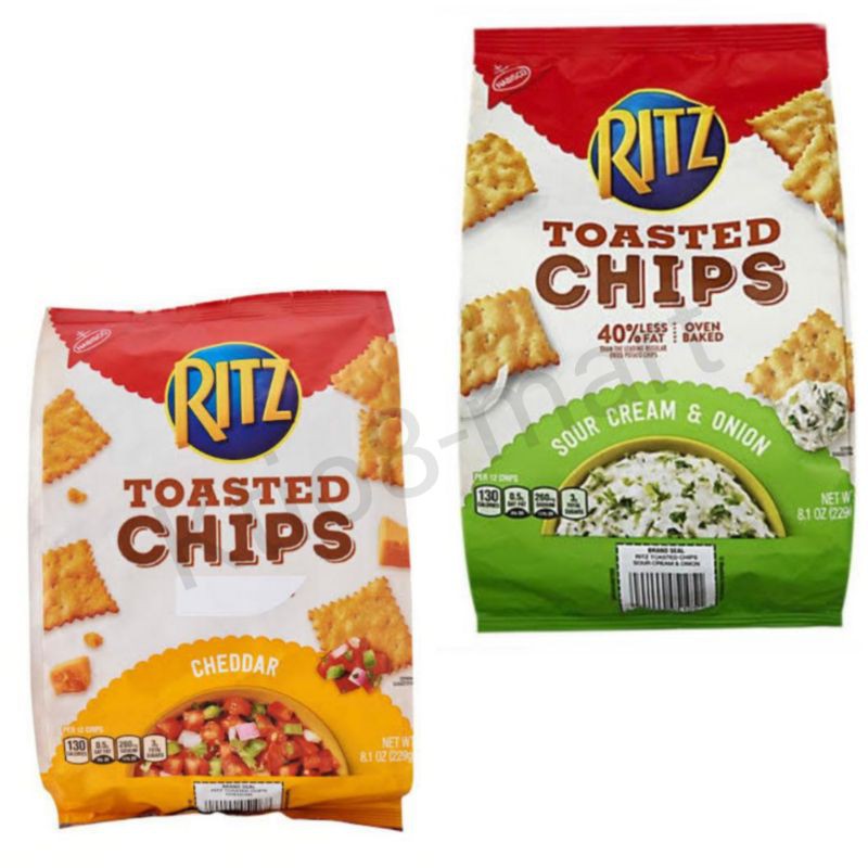 

Ritz Toasted Chips Cheddar 229gr/Sour Cream&Onion 229gr/Import