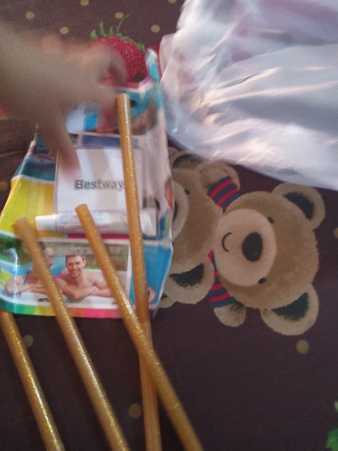 Sofimall Isi Refill Lem Tembak Warna Glue Gun Stick 0,7 X 20 Cm / Lem Tembak Bakar Kecil - Gliter