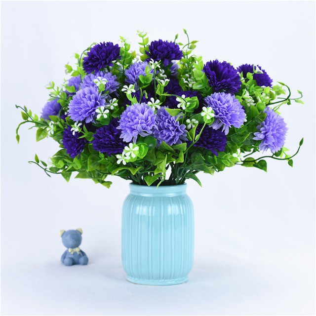 COD BUNGA DANDELION  BUNGA TANGKAI PLASTIK BUNGA ARTIFISIAL BUNGA PAJANGAN BUNGA HIASAN BT9009-5