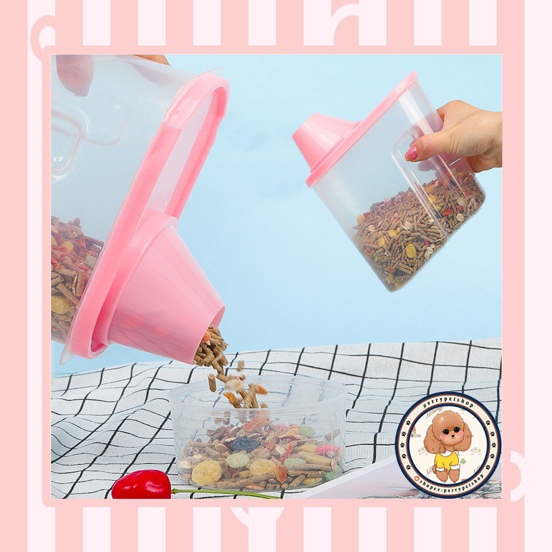 Tumbler Penyimpan 2.5L Dan 1.9L Makanan Hamsters