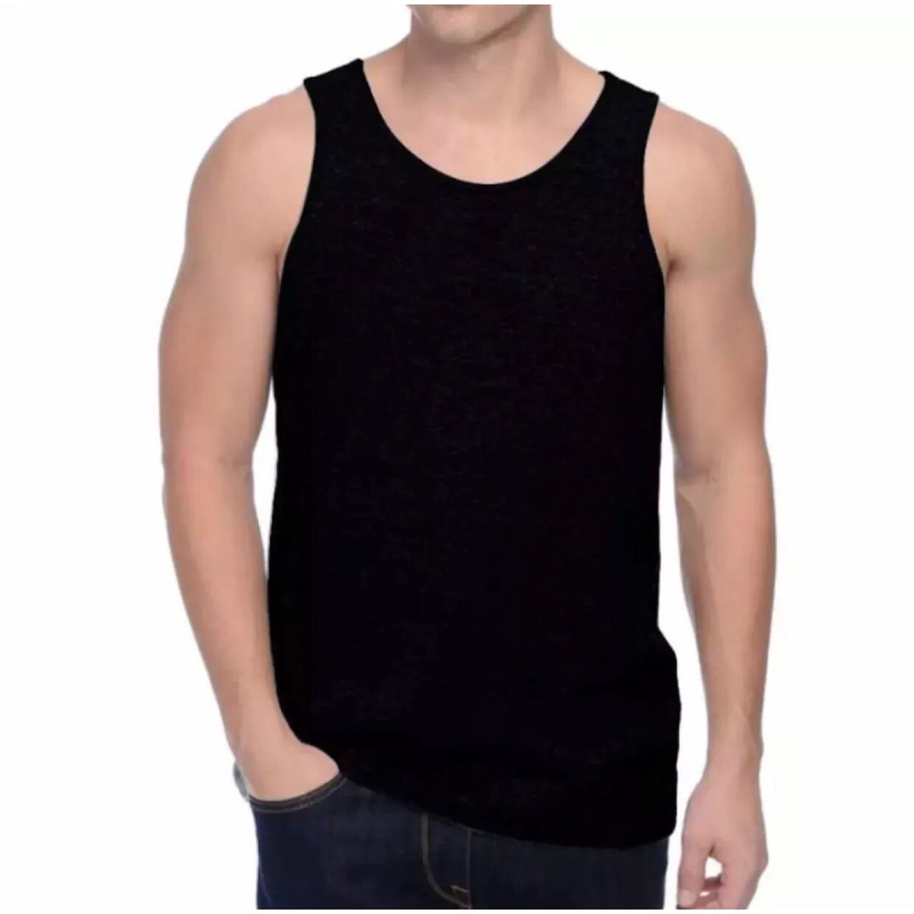 Kaos Singlet Polos / Kaos Singlet Pria Dewasa