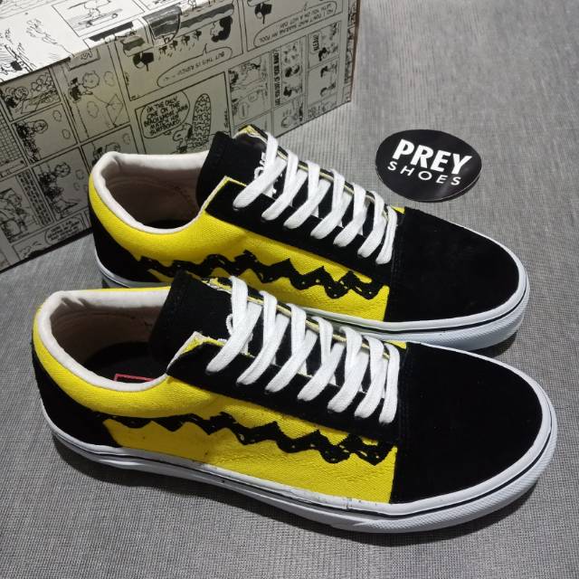 VANS OLD SKOOL CHARLIE BROWN BLACK ICC