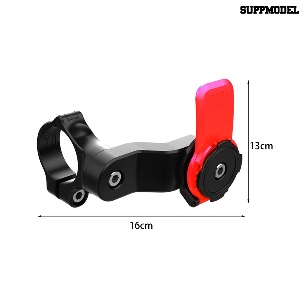 Sdl 1 Set Bracket Holder Handphone Stabil Bahan ABS Shockproof Untuk Sepeda
