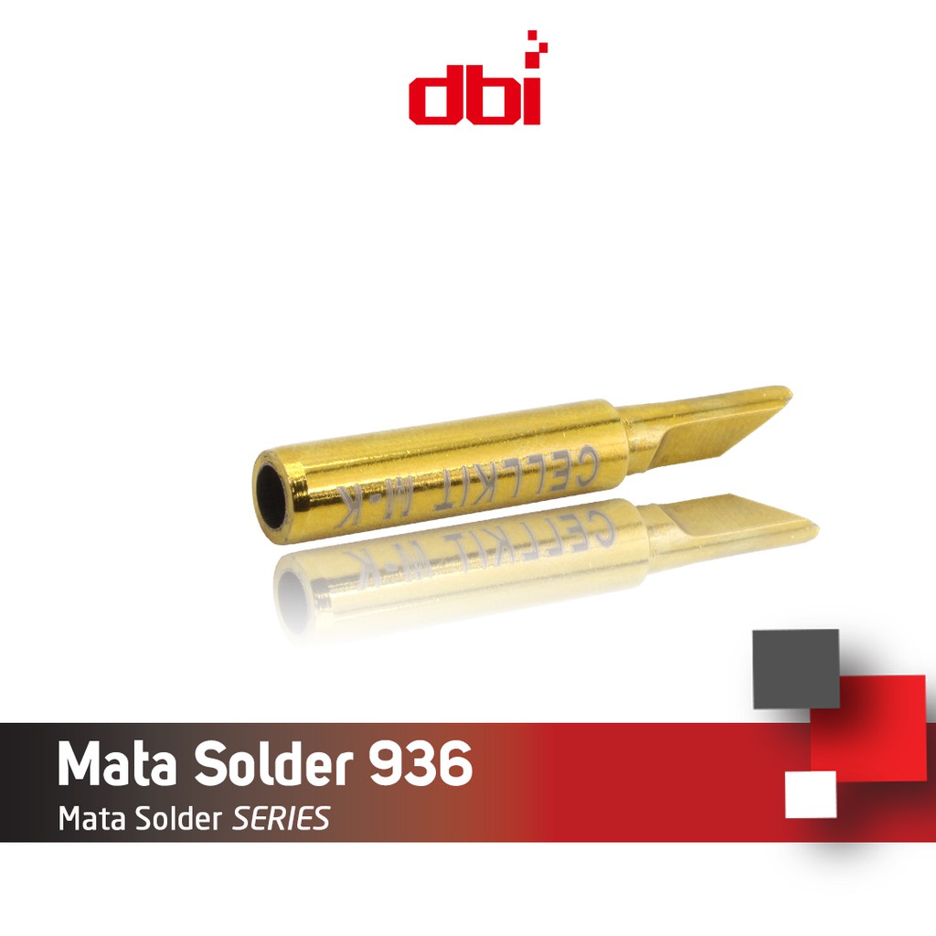 Mata Solder - Solder TIP 936 Emas model Pisau / Miring type T-K LEAD FREE CELLKIT