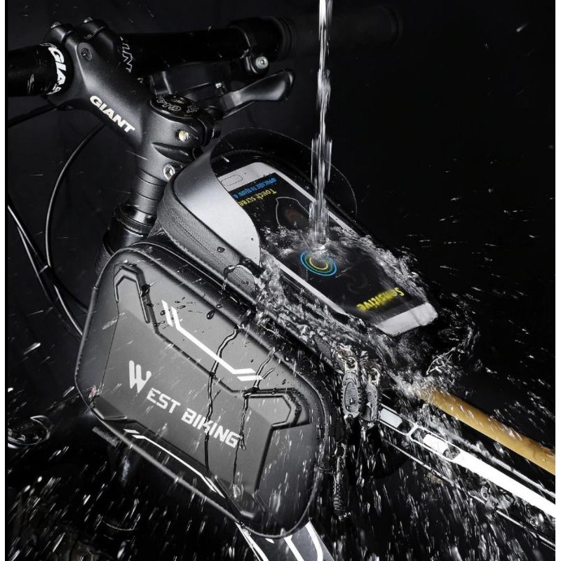 WEST BIKING Tas Sepeda Road Handlebar Waterproof Accessories Screen Touch -  YP0707