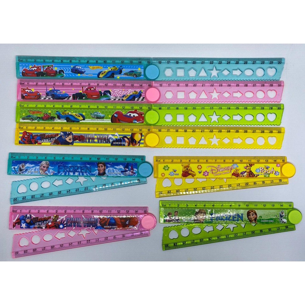 

Penggaris Lipat Karakter 30 cm Ecer